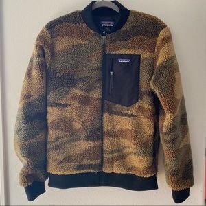 Camo Patagonia bomber jacket